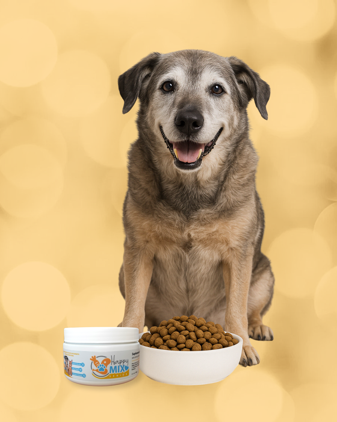 HappyMix Senior – Salud y Bienestar para tu Perro/Gato Mayor 🐾