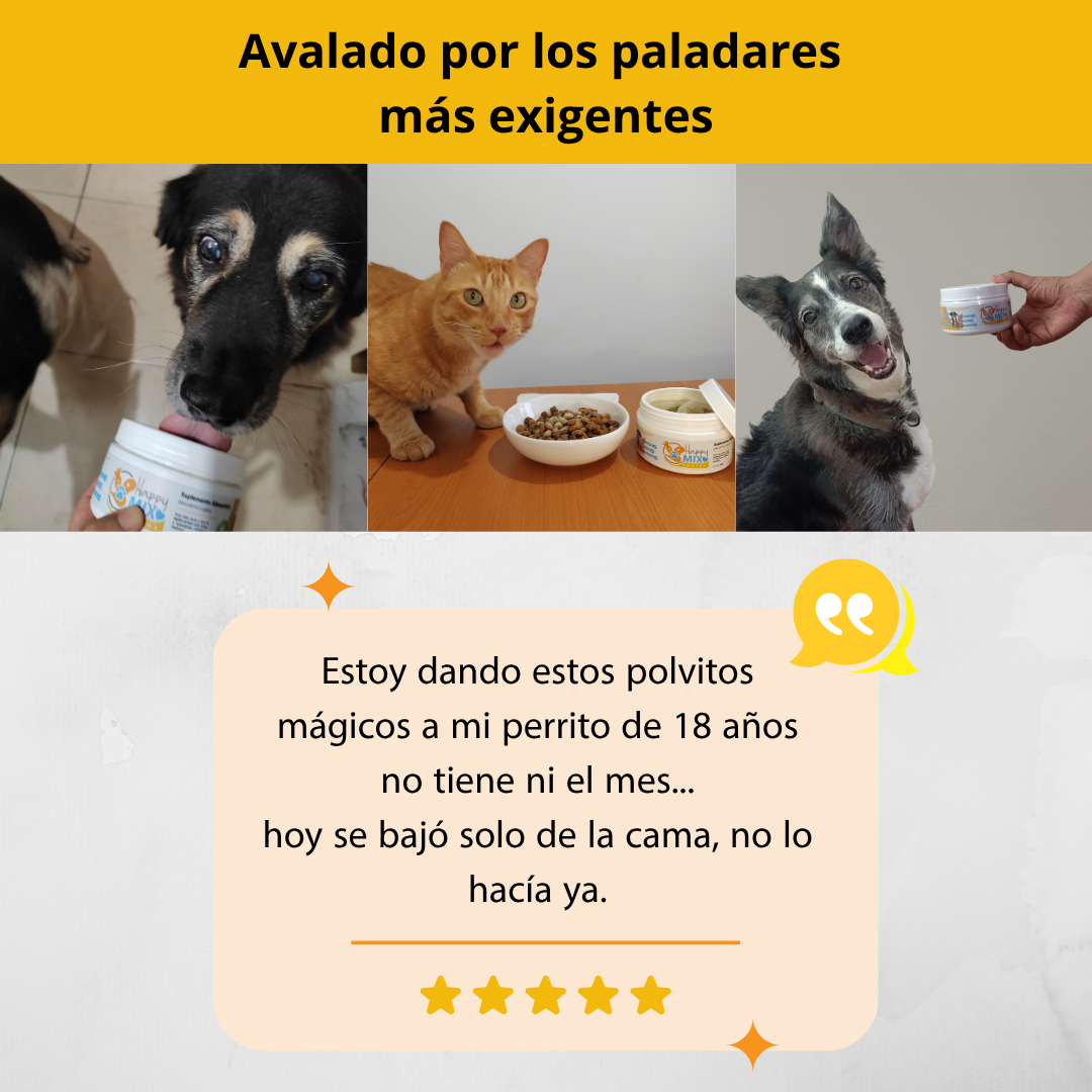 HappyMix Senior – Salud y Bienestar para tu Perro/Gato Mayor 🐾
