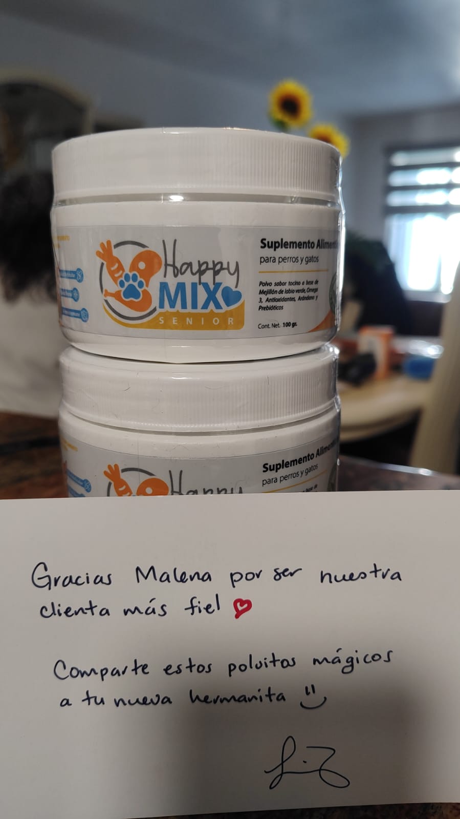 Gracias Malena — nota HappyMix