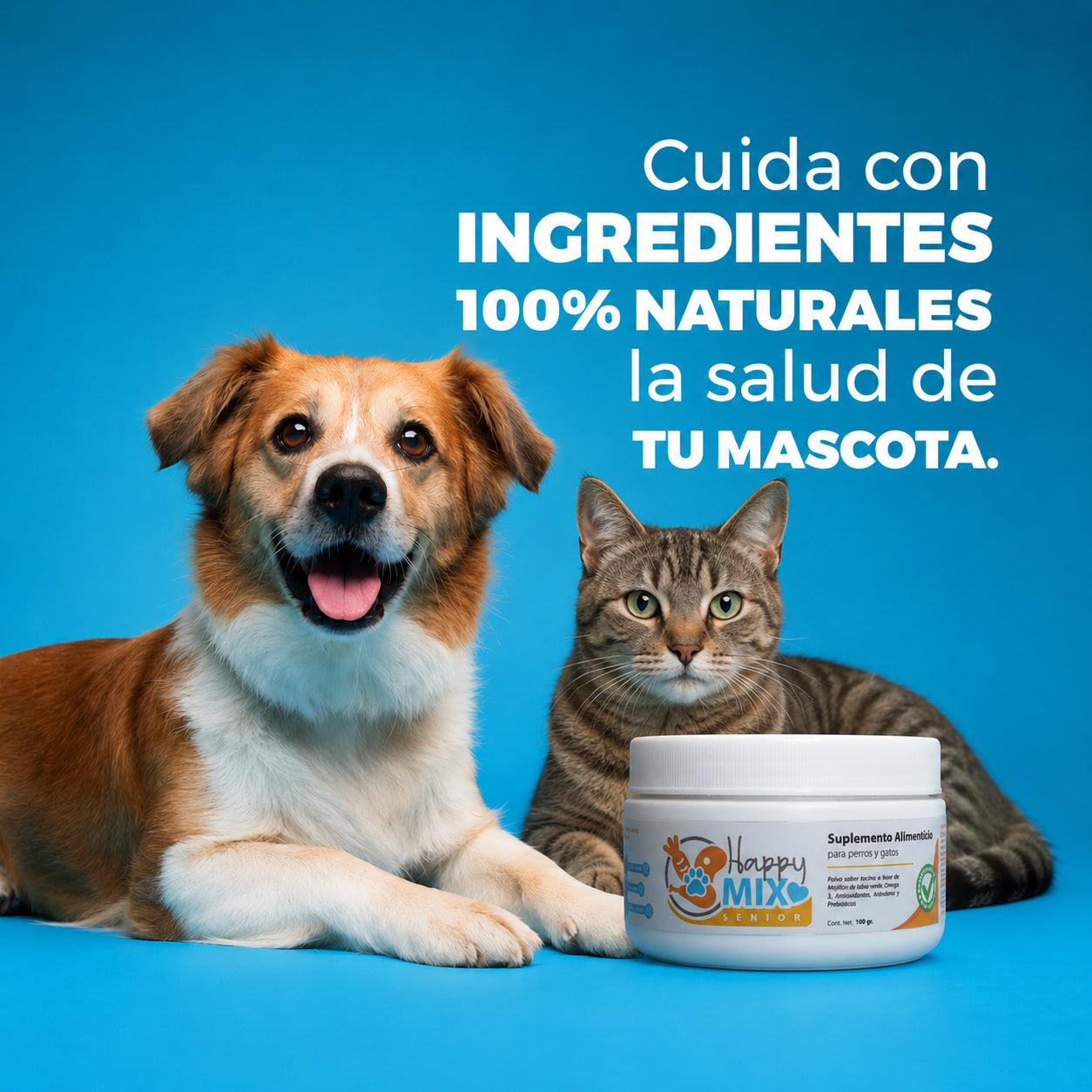 HappyMix Senior — perros 100% naturales